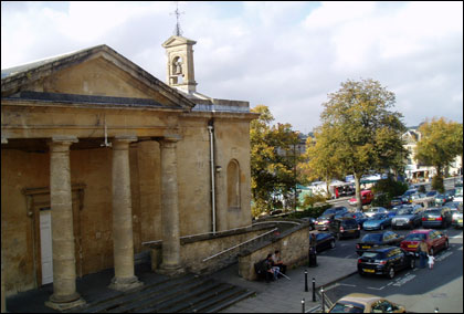Chipping Norton town hall, from the museum.