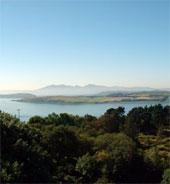 View of Cumbrae, Little Cumbrae, Bute and Arran. Photo courtesy of Gerry McGuigan