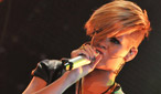 Rihanna performing live at Radio 1's Big Weekend 2010