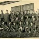 This picture is of the inmates of camp 10487/GW Villach. Eddie is standing sixth from the left.The men were from the UK, Australia and New Zealand. Where the camp stood is now a Mercedes Benz service centre.