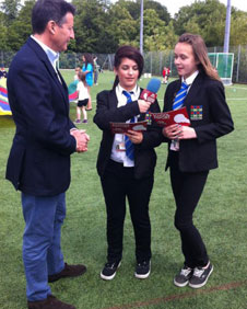 Lord Coe and School reporters
