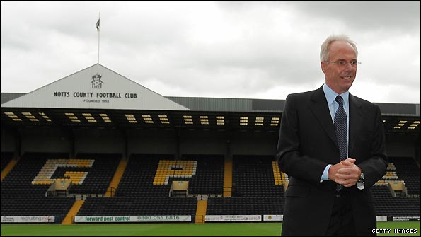 Sven-Goran Eriksson's arrival at Notts County was one of the stories of the summer