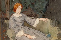 Lucy Snowe taken from the Edmund Dulac Illustrated volume of Villette, Ch XII The Casket, courtesy of the Brontë society