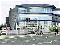 The Shard in Tunstall (artist's impression)