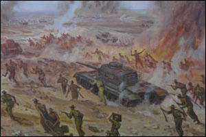 Imagen de la batalla de El Alamein