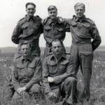 Five of our party which consists of twenty men Border, Spider, Chalky, Jack and Ted taken just outside the billet