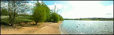 The view from the shore of Tittesworth Reservoir
