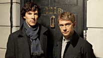 Benedict Cumberbatch and Martin Freeman star in Sherlock