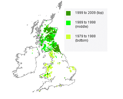 Squirral map. © Crown copyright. All rights reserved NERC 100017897 2004