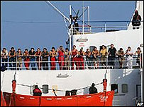 Navio seqüestrado