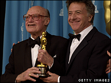 Actor Dustin Hoffman presented Cardiff with his Honorary Oscar