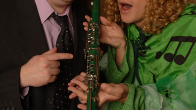 The green clarinet