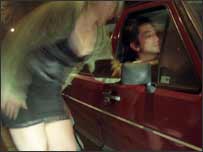 Prostitute and punter