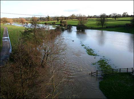 Malmesbury flooded 10 January 2007