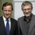 Jeremy with Conservative leader David Cameron, 8 July 2011
