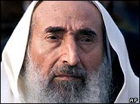 Sheikh Ahmed Yassin é contra negociações com Israel 