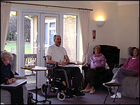 Lounge of Tapping House Hospice