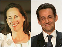 Ségolène Royal ve Nicolas Sarkozy