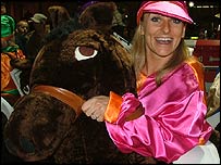 Mollie Green, winner of the fillies race