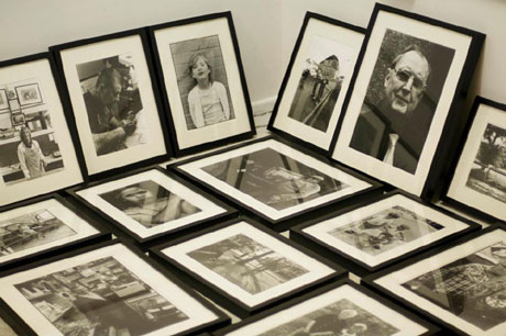 A selection of the framed prints ready for the exhibition. Courtesy of Jon Pountney