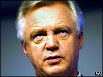 Muhafazakar Parti gölge içişleri bakanı David Davis