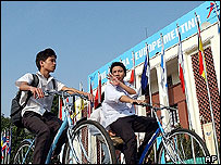 Hội trường Ba Đình nơi Quốc Hội Việt Nam tiến hành các phiên họp 