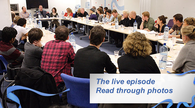 The cast read through