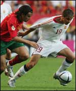 Spain vs Portugal in Euro 2004