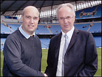 Ian Cheeseman and Sven-Goran Eriksson