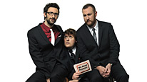 Mark Watson, Tim Key and Alex Horne present a festive edition of the anarchic comedy game show