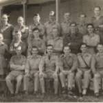 2/Lt. Millem (2nd left)and fellow officers. RAF Bomber Station "Z", Burma 1942
