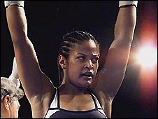 The famous female boxer Laila Ali