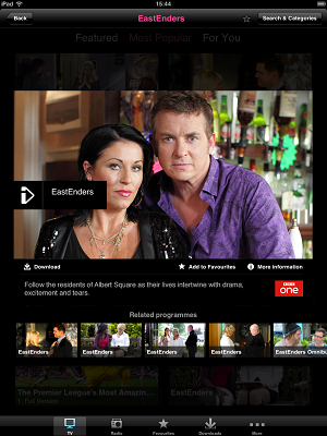 eastenders ipad download