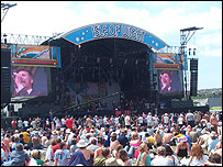 The legendary IOW Festival stage