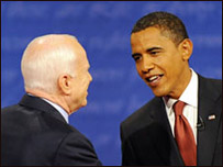 John McCain dhe Barack Obama