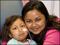 Rebika and daughter Nazifa