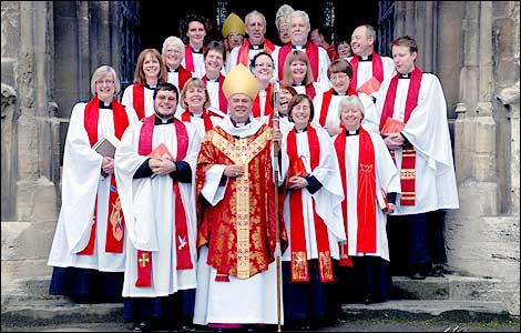 The ordination of Priests with Bishop Michael at Gloucester Cathedral