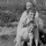 John in 1939 with sister Dorothy and younger brother Peter