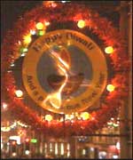 Street lights for Diwali 