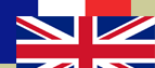 The flags of France and the UK