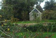 Image: Virginia Woolf's writing lodge in the garden of Monk's House.