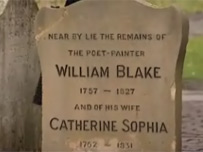 William Blake's headstone in the City