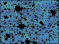 عکس تلسکوپ اسپيتزر در طيف مادون قرمز عميق 