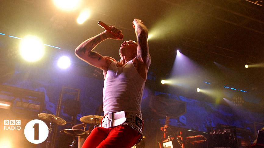 The Prodigy at on the main stage at Big Weekend