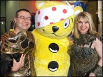 Adrian and Lindsey with Pudsey