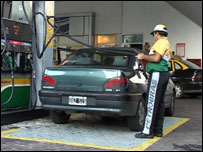 posto da Petrobras na Argentina