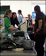 At the checkout