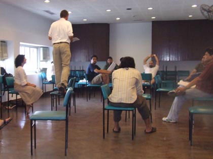 First rehearsal in Mumbai.