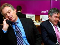 Tony Blair and Gordon Brown