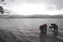 Lionel Kelleway in Lake Windermere